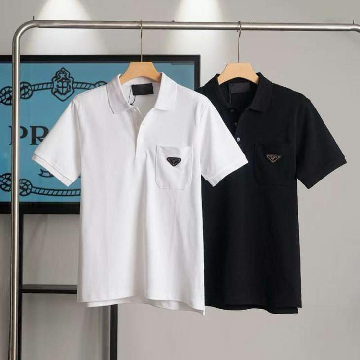 Picture of Prada Polo Shirts Short _SKUPradaM-2XL8qx26025864